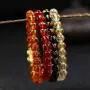 EIELO 4Pcs Pixiu Mantra Beads Bracelets for Men Women Red Black Crystal Bead Feng Shui Bracelets Attach Good Luck Wealth Money Pi Yao Protection Beaded Bracelets Jewelry