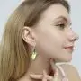 Women Unique Bubble Boba Tea Dangle Earrings Personality Milk Tea Drink Earring Colorful Glass Bottle Funny Earrings for Girl Jewelry Christmas Gifts 4pairs