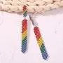 Solememo Gold and Silver Tone Rainbow Color Rhinestone Stud with Hoops Cactus Lips Ties Dangle Long Drop Statement Earring for Women Girls Solememo Gold and Silver Tone Rainbow Color Rhinestone Stud with Hoops Cactus Lips Ties Dangle Long Drop Statement Earring for Women Girls