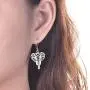 JO WISDOM Elephant Earrings,925 Sterling Silver Animal Leverback Dangle & Drop Earrings,Jewelry for Women JO WISDOM Elephant Earrings,925 Sterling Silver Animal Leverback Dangle & Drop Earrings,Jewelry for Women