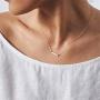 Best Friend Necklaces for 2 Dainty Bar Neckalce Elephant Love Knot Mountain Lock Necklace Jewelry Gifts for Women