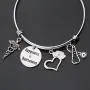 ENSIANTH Nurse Retirement Gift Happiness is Retirement Bracelet Gift for Nurse Doctor ENSIANTH Nurse Retirement Gift Happiness is Retirement Bracelet Gift for Nurse Doctor