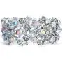 Mariell Aurora Borealis Crystal Stretch Bracelet - One Size Fits Most for Prom, Bridesmaids, and Weddings
