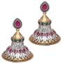 Aheli Indian Bohemian Oxidized Finish Dangle Earrings Indian Ethnic Wedding Fashion Jewelry for Women Girls