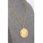 Forever 24KT Gold Plated 2 sided Medallion Memorial Necklace | Rope 24” Goldtone Chain | Basketball Tribute to Number 8, 24 Jersey | 1978-2020 G.O.A.T