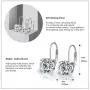 ECOLVANT Swarovski Crystal Earrings for Women Sterling Silver Earrings White Gold Plated Zirconia Leverback Dangle Earrings for Women Girls Birthday Party Fashion Drop Earrings ECOLVANT Swarovski Crystal Earrings for Women Sterling Silver Earrings White Gold Plated Zirconia Leverback Dangle Earrings for Women Girls Birthday Party Fashion Drop Earrings