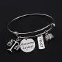 SEIRAA Scales of Justice Lawyer Gift Awesome Lawyer Bracelet Law Student Graduation Gift Stainless Steel Law Bracelet