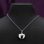 UNY Trendy Stainless Steel Cremation Jewelry Heart Ash Pendant Urn Necklace Memorial Keepsake Jewelry