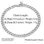 FindChic Curb Chain Bracelet for Men or Women 18K Gold Plated/Stainless Steel/Black Chunky Wrist Link Chains Bracelets for Boys 5MM 7MM 9MM 12MM Width 7.5/ 8.3 2 Length Options, with Jewelry Box FindChic Curb Chain Bracelet for Men or Women 18K Gold Plated/Stainless Steel/Black Chunky Wrist Link Chains Bracelets for Boys 5MM 7MM 9MM 12MM Width 7.5/ 8.3 2 Length Options, with Jewelry Box