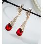 Elegant Rhinestone Crystal Drop Earrings