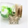 1PCS Charms Women Decoration Fashion Plated Butterfly Pendant