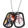 Star Wars Jewelry Boba Fett Stainless Steel Double Dog Tag Mens Pendant Necklace, 22''