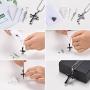 Infinity Love Urn Pendant Stainless Steel Snake Chain Cremation Jewelry for Ashes for Woman Free Filling Tools Include