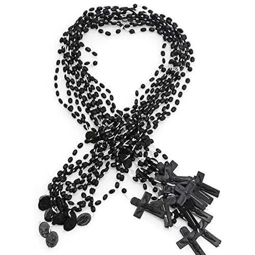 Plastic Rosary Beads Catholic 12 PCS, Rosary Necklace Jewelry, Prayer Cross Necklace for Men Women, Fashion Religious Gifts, Gifts for Men Women, YWLI Plastic Rosary Beads Catholic 12 PCS, Rosary Necklace Jewelry, Prayer Cross Necklace for Men Women, Fashion Religious Gifts, Gifts for Men Women, YWLI