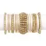 Ratna creation SANARA Indian Bollywood Antique Gold Plated Women Traditional Bridal Wedding Wear Arrangment Bangles Set Jewelry