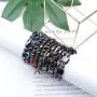 Jstyle 8 Pieces Hematite Magnetic Therapy Bracelet with Jewelry Bag,Strong Elastic,Natural Stones,Stress Relieving Magnet Bracelet Anxiety Relief for Women Men Jstyle 8 Pieces Hematite Magnetic Therapy Bracelet with Jewelry Bag,Strong Elastic,Natural Stones,Stress Relieving Magnet Bracelet Anxiety Relief for Women Men