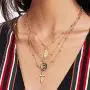 ACC PLANET Layered Necklaces for Women,18K Gold Plated Coin Cross Pendant Necklace Multilayer Disc Necklace Station Link Chain Adjustable Layering Choker Necklaces for Girls Jewelry Mothers Gifts ACC PLANET Layered Necklaces for Women,18K Gold Plated Coin Cross Pendant Necklace Multilayer Disc Necklace Station Link Chain Adjustable Layering Choker Necklaces for Girls Jewelry Mothers Gifts