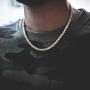 Zealmer Shoopic Hip Hop Mens Iced Out Tennis Chain Necklace 20'', 24''