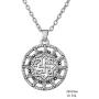 Dawapara Ancient Nordic Odin Valkyrie Symbol Viking Amulet Norse Scandinavian Ethnic Pendant Necklace Jewelry