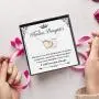 ''To My Badass Daughter'' Joined Hearts Necklace Gifts Christmas, on Birthday Luxury necklace ''To My Badass Daughter'' Joined Hearts Necklace Gifts Christmas, on Birthday Luxury necklace