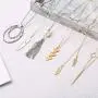 Sunmoon 6 PCS Long Pendant Necklaces for Women Simple Bar Layered Three Triangle Tassel Charm Statement Y Necklace Set Strands Sunmoon 6 PCS Long Pendant Necklaces for Women Simple Bar Layered Three Triangle Tassel Charm Statement Y Necklace Set Strands