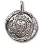 Rosa Mystica Sterling Silver Crown of Thorns Wax Seal Pendant