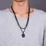 PROSTEEL Saint Michael The Archangel Necklace Pendant & Chain Catholic Religious Jewelry