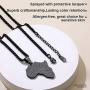 GOLDCHIC JEWELRY African Map Necklace, Tribal/Egyptian Eye of Horus/I Love Africa/Elephant Africa Map Hiphop Necklace Unisex with 22”+2”Adjustable Chain -Customizable Service Gold/Black/Silver Color