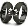 XAHH His and Hers Matching Set Couple Titanium Steel Rings Mickey Mouse Kiss Forever Together Promise Wedding Band Black【Please Buy Two Rings for one Pair】 XAHH His and Hers Matching Set Couple Titanium Steel Rings Mickey Mouse Kiss Forever Together Promise Wedding Band Black【Please Buy Two Rings for one Pair】