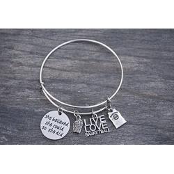 Infinity Collection Basketball Bangle Bracelet- Basketball Bracelet- Basketball Jewelry- Perfect Basketball Gift