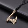 TEAMER Norse Viking Runes Axe Bracelets Perun Irish Knot Raven Animal Hatchet Amulet Talisman Jewelry