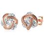 Gold Plated Stud Earrings, Hypoallergenic & Nickel Free Earrings for Women