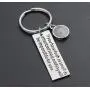 Stainless Steel Faith Women Bracelets - Necklace - Earring - Bible Keyring set Set of 4 Mustard Seed Charm Gifts
