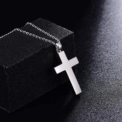 Cross Urn Necklace for Ashes 925 Sterling Silver Religious Cross Cremation Pendant Jewelry Faith Hope Love Gifts for Men Boys