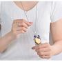 TULIP LY Womens Lucky Owl of Night Pendant Necklace and The Night Guardians Long Sweater Chain Owl Pendant Necklace Lovely Animal Pendant Necklace