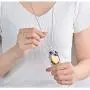 TULIP LY Womens Lucky Owl of Night Pendant Necklace and The Night Guardians Long Sweater Chain Owl Pendant Necklace Lovely Animal Pendant Necklace