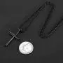Cross Necklace by Pendant Men Sports Stainless Steel Necklace and Baseball Cross Necklaces Boys Gift Cross Necklace by Pendant Men Sports Stainless Steel Necklace and Baseball Cross Necklaces Boys Gift