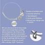 Infinity Collection Cousin Gift, Cousins by Chance, Friends by Choice Charm Adjustable Bangle, Cousin Jewelry for Women for Cousins