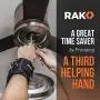 RAK Magnetic Wristband with Strong Magnets for Holding Screws, Nails, Drill Bits for DIY Handyman, Father/Dad, Husband, Boyfriend, Him, Men, Women (Black)