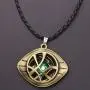 Doctor Strange Necklace - Eye of Agamotto Pendant Necklace with Black Chain Perfect Gifts for Doctor Strange Fans Doctor Strange Necklace - Eye of Agamotto Pendant Necklace with Black Chain Perfect Gifts for Doctor Strange Fans
