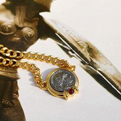 Ben-Amun Roman Coin Collection New York Fashion Jewelry Necklace Ring Bracelet 24 Gold Plating