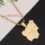Stainless Steel Nigeria Map Pendant Necklaces Country Maps Africa Nigerians Maps Jewelry Stainless Steel Nigeria Map Pendant Necklaces Country Maps Africa Nigerians Maps Jewelry