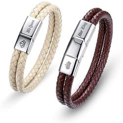 Matching Bracelets for Couples,His and Her Gifts for Couples,Anniversary Wedding Gifts for Couple,Bracelets for Boyfriend and Girlfriend