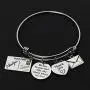 WENATA Funny Mail Lady Gift Mail Carrier Bracelet Be Nice to Your Mail Lady Postal Worker Bracelet Jewelry Mail Lady Thank You Gift for Postal Worker