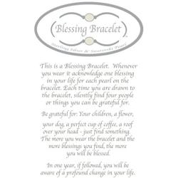 Made As Intended Crystal White Swarovski Pearl Blessing Bracelet