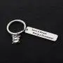 ENSIANTH Funny Drummer Gift Save A Drum Bang A Drummer Keychain Drum Kit Gifts Musician Keychain Percussion Jewelry