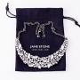 Jane Stone Fashion Statement Necklace Bling Rhinestone Choker Collar Chunky Jewelry