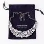Jane Stone Fashion Statement Necklace Bling Rhinestone Choker Collar Chunky Jewelry