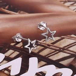 Tiny Cartilage S925 Sterling Silver Stud Earrings for Women Men Girls Geometric Minimalist Small Tragus Cute Huggie Piercing Studs Post Jewelry Gifts for Birthday Bff Daughter