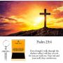 Ldurian Christian Keychain ECCLESIASTES 3:1 Bible Verse Key Chain Inspirational Cross Religious Gifts…